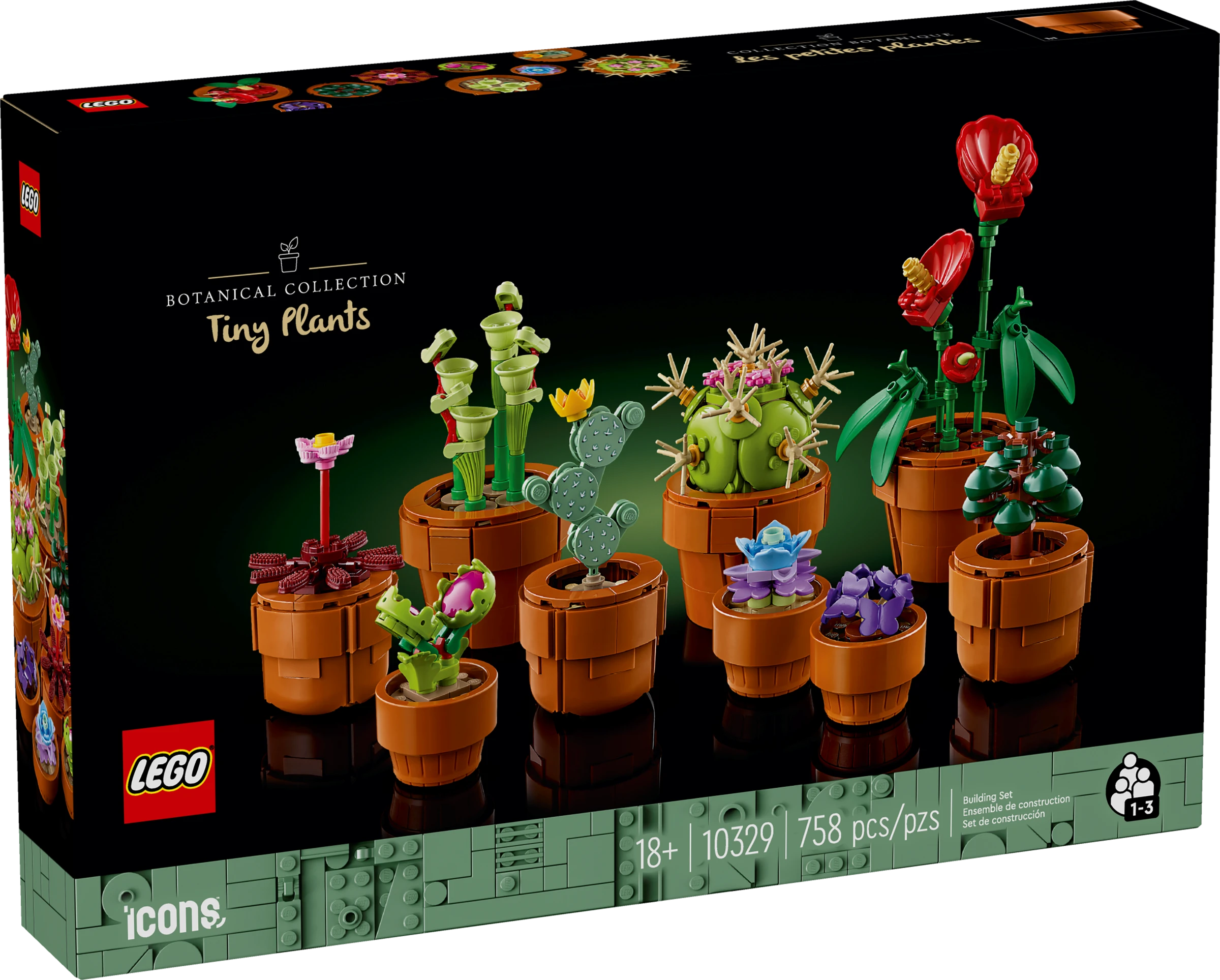 LEGO představuje nové dekorační Miniaturní rostliny | Briky